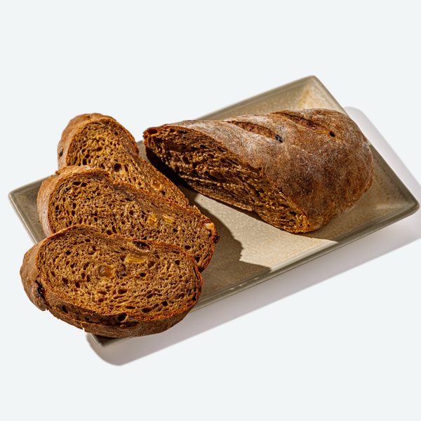 Хлеб Солодовый с изюмом и орехами 10032